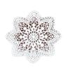 New White Embroidered Lace Coaster, American Home Non-Slip Mat, Table Lamp, Vase, Cloth, Tableware Mat.