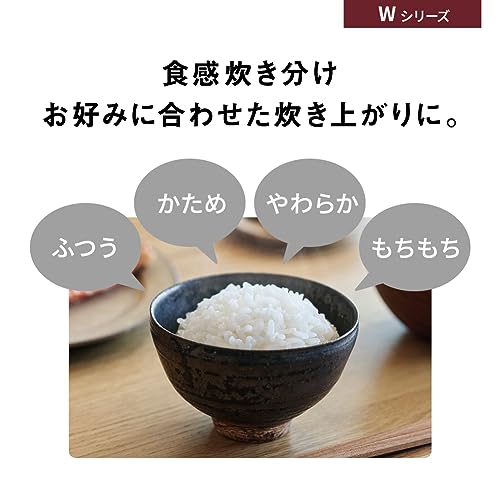 Panasonic Rice Cooker 5.5 Go Rapid Pressure Reduction Valve & Large Firepower IH Odori Cooker Full Heat Generation 6 Stage IH Type White SR-W10A-W