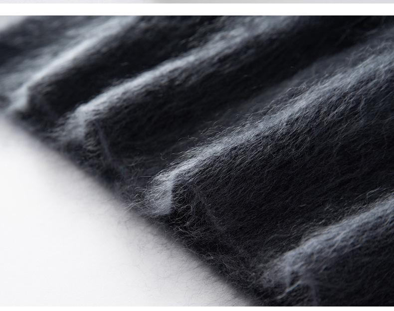 100% Pure Cashmere V-Neck Women's Loose Fit Brushed Knit Sweater - Long Sleeve Autumn/Winter Fashion Jumper