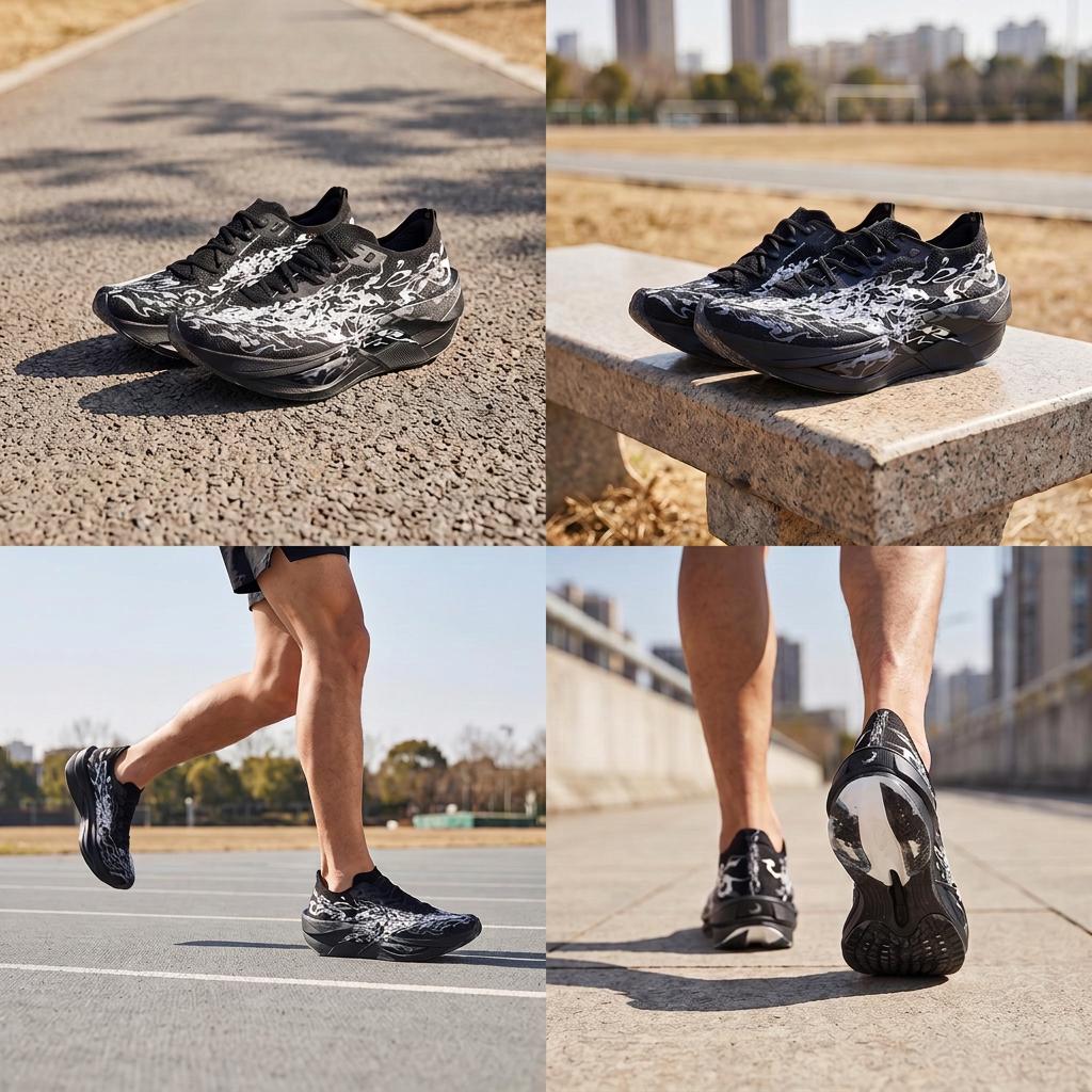 Anta C202 6.0 Pro Breaking Through The Clouds Trendy Sports Comfortable Shock Absorbing Durable Low Top Carbon Plate Racing Running Shoes 112535576-1