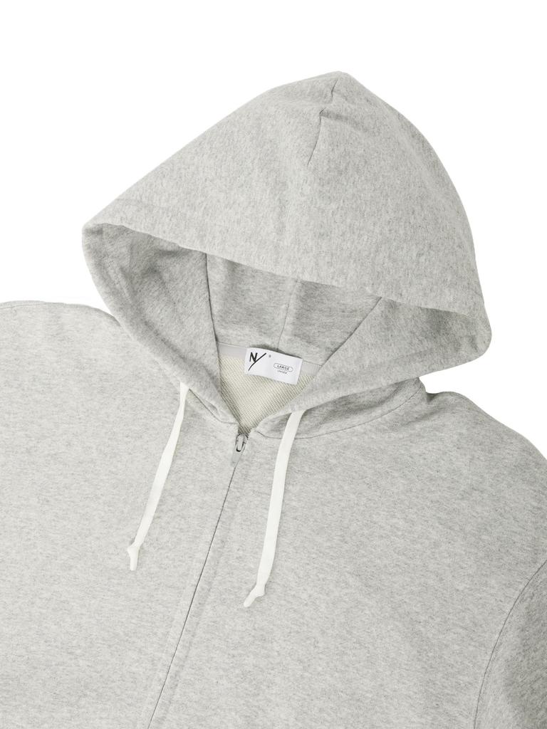 NEUTRAL WORKS. MX Standard Sweat Zip Hoodie, Mixed Gray, Size S