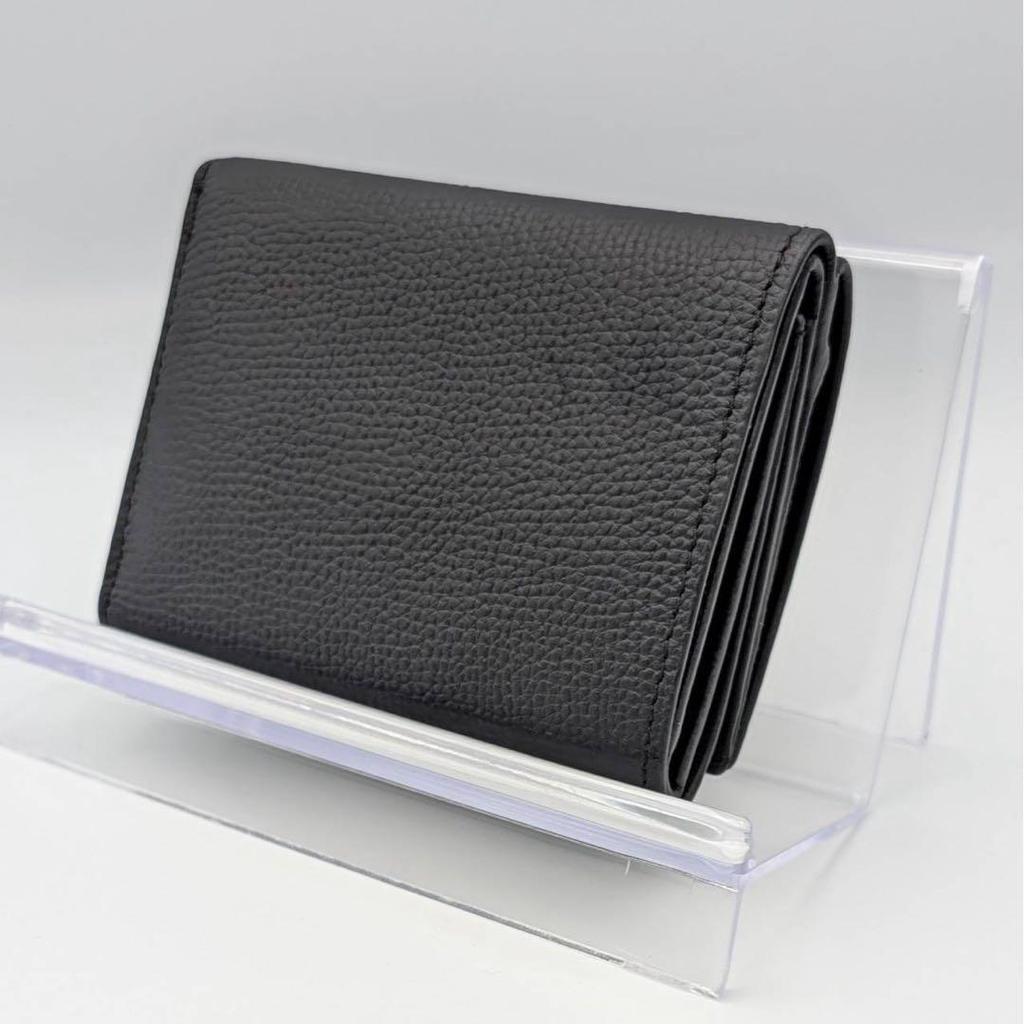 Used LOEWEAnagramTrifold WalletCalfskinTri-fold Wallet