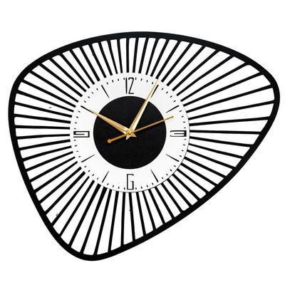 Analog Wall Clock for Home, Office, Living Room, Bedroom, Kids Room & Kitchen | Big Stylish Latest Home Decor Black (Battery Included)