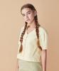 Dear Fear Coated V-Neck Shirt Lemon