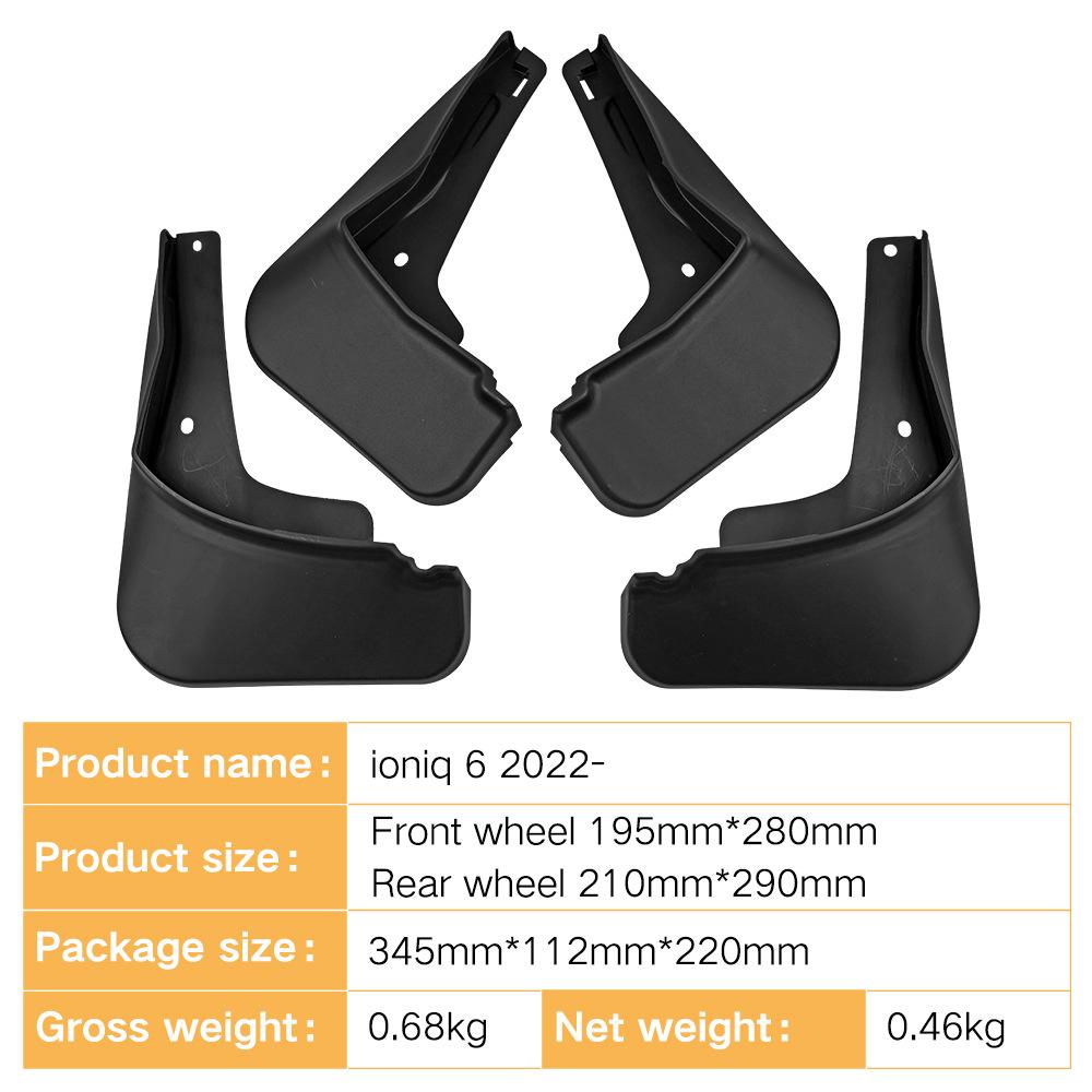 Suitable for Hyundai Ainikrypton ioniq 6 2022-2024 car tire soft fender leather