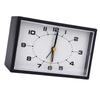 Analog Alarm Clock Quiet Battery Operated Plastic Minimalist Desk Analog Clock for Living Room Bedroom