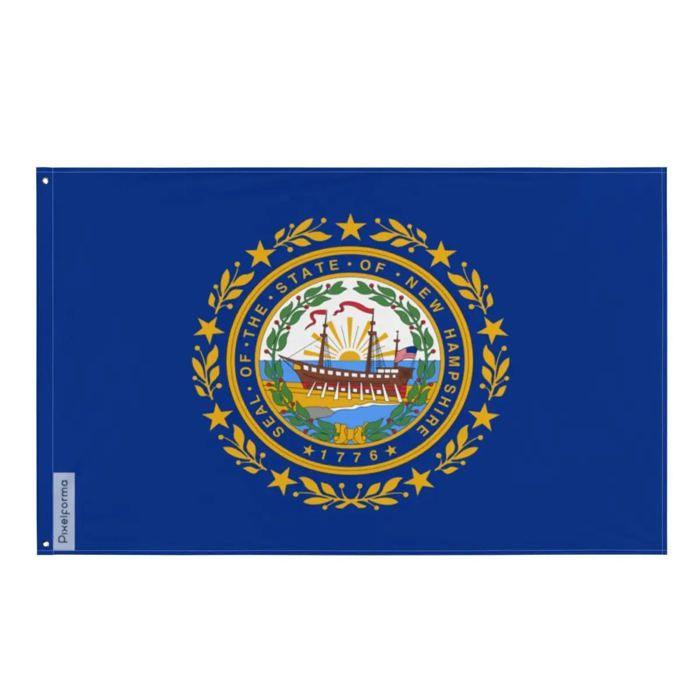 Drapeau - New Hampshire - 90 x 150 cm - Polyester - Impression recto/verso - Œillets en fer