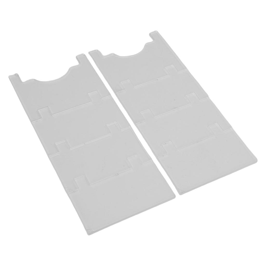 2 Set Furniture Wall Spacer Clear Acrylic Adjustable Couch Wall Stopper for Square Round Legs