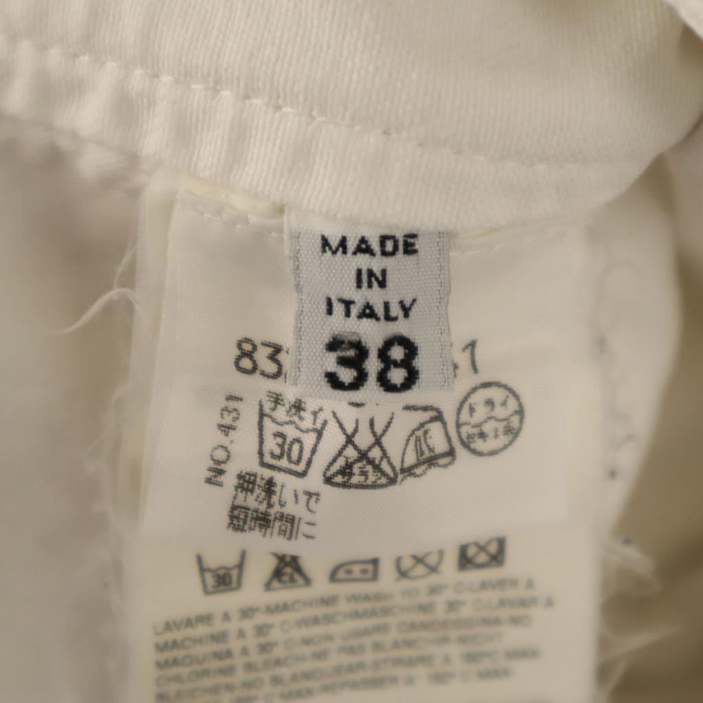 MARTIN MARGIELA Made In Italy Straight Pants 38 White Women Used