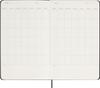 Moleskine 12-Month Undated Weekly Diary, Large Size (13cm x 21cm), Black Hardcover, DHUNDB12WN301