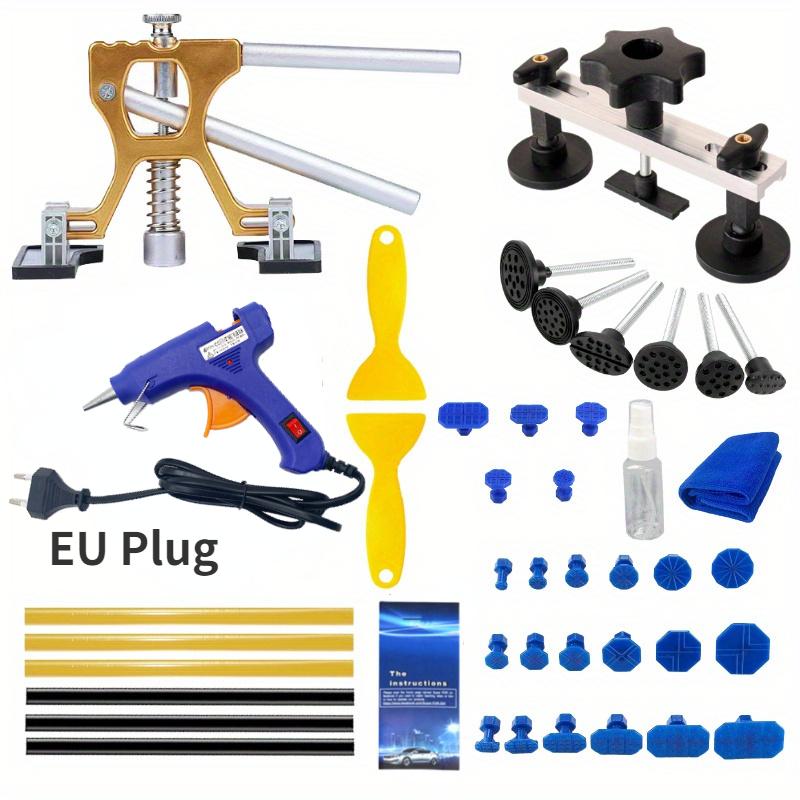 Kit de débosselage pour carrosserie, extracteur de bosses doré pour carrosserie, pour l'élimination des bosses mineures et profondes