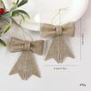 PC Christmas Bow Hanging Ornament DIY Scene Tree Decoration