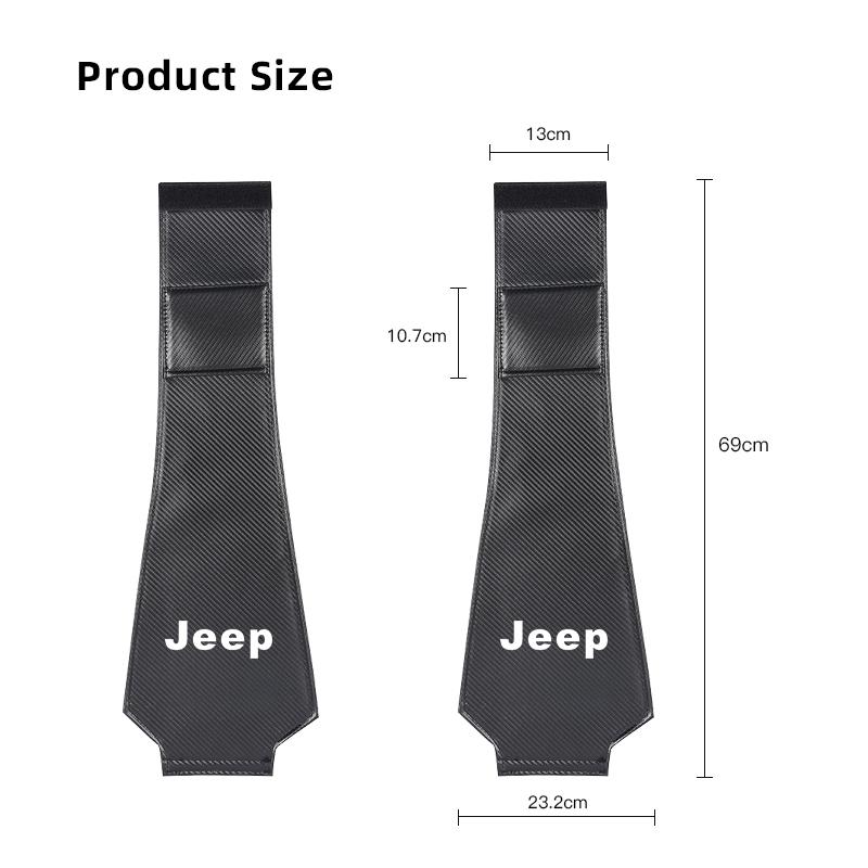 Car Seat Headrest Neck Pillow Soft Protect Cover Accessories For Jeep Renegade Wagoneer Avenger Recon Wrangler Compass Cherokee