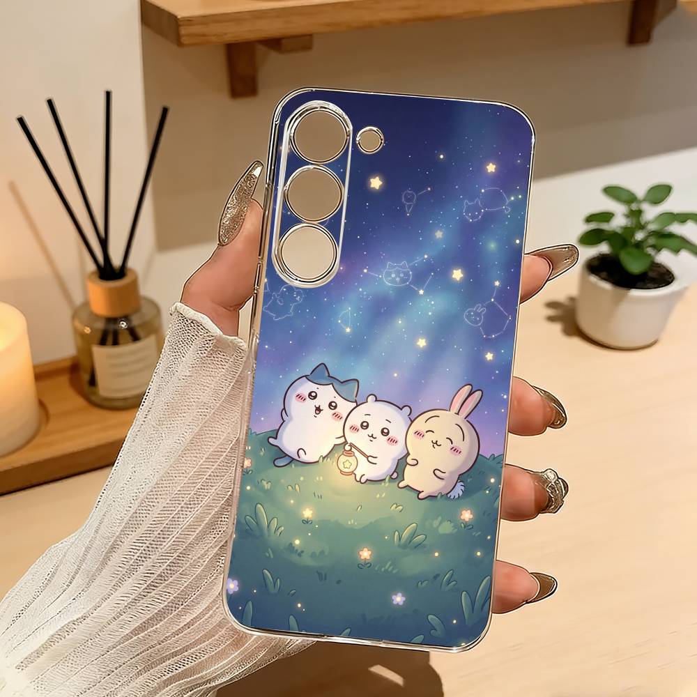 Cute C-C-Chiikawas Phone Case For Samsung Galaxy A71,A70,A52,A51,A40,A30 Transparent Cover