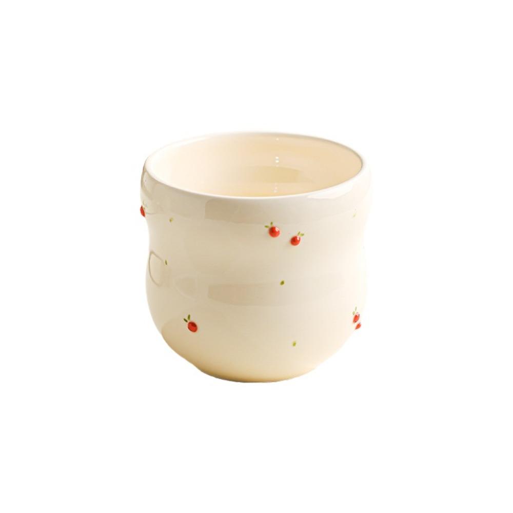 

Embossed Coffee Cup Gourd-shaped Handheld Mug Unique Fruit Water Cup Tea Time Style C
