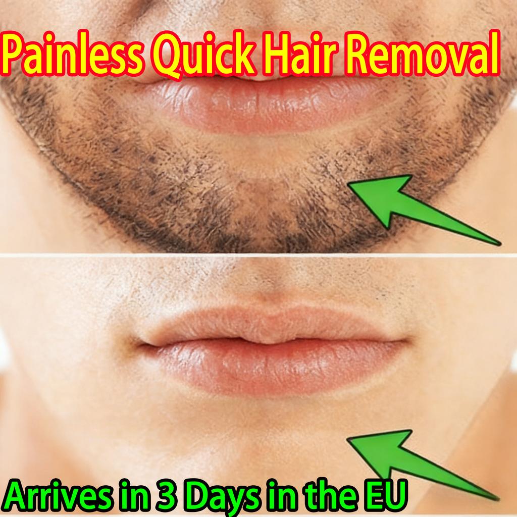 Safe hair removal cream, pure plant formula, gentle hair removal