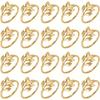 10pcs Golden Leaf Napkin Rings Elegant Metal Napkin Holders for Wedding Banquet Weddings Thanksgiving and Holiday Table Decor