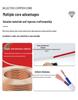 White Flat Sheathed RVVB Copper-Clad Aluminum Wire: 2-Core, 1.5/2.5/4/6 Sqmm Household Soft Electric Cable
