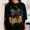Halloween New Family Clothing Cotton Tshirt Pumpkin Mouse Printed Tshirt UnisexsWomens Holiday Leisure Tshirt Kids Shirt