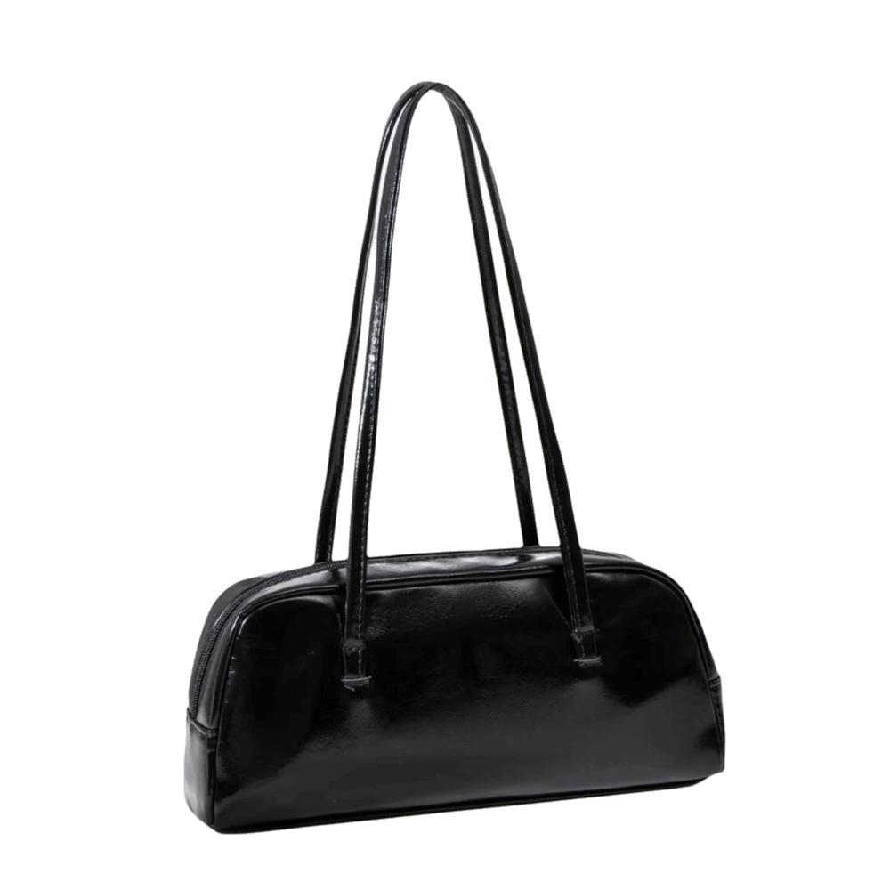 Zipper Closure French Stick Bag Large-Capacity Single-Shoulder Bag Boston Underarm Bag  Travel