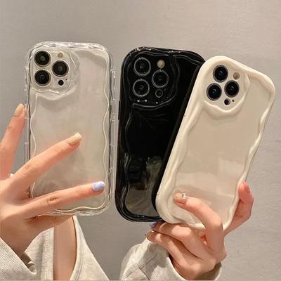 Phone Case For Xiaomi Redmi Note 14 Pro 5G 12 14  4G 8 11 10 12 13 14 Pro Plus 12S 14C 13 12 13C 12C 10C A3 Cover 3D Wavy Curved