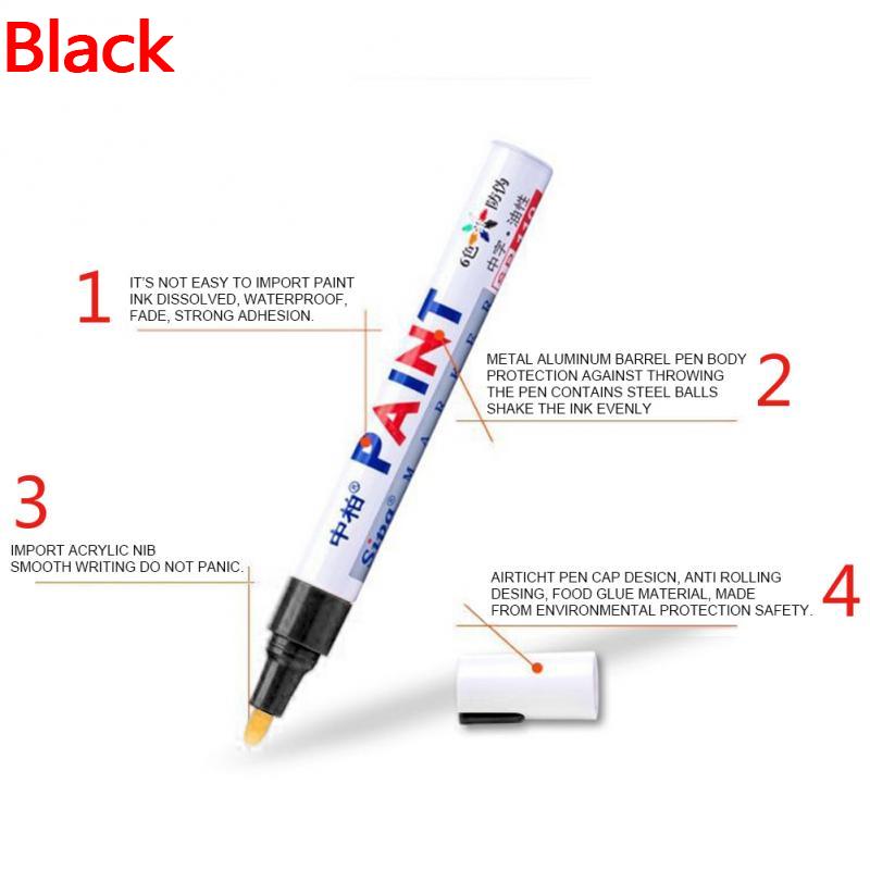Auto Auto Füllen Kratzer Reparatur Farbe Stift Pflege Auto Styling Permanent Farbe Marker Fix Tool DIY Fettige Graffiti Stift Klar entferner