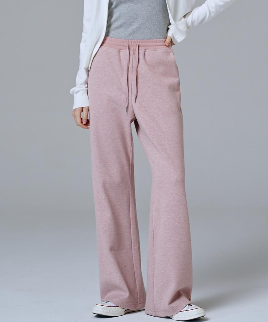 Marop 2303 Knit Corduroy Flare Pants (Pink)