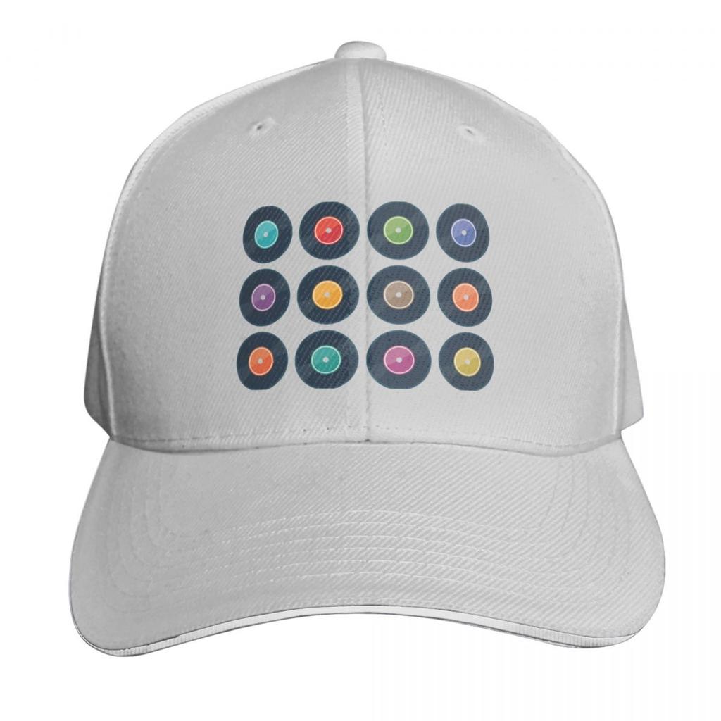 Vinyl Record Collection Baseball Cap fashionable Thermal Visor Sunhat western Hat Unisexs Womens