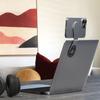 Metal Laptop Phone Stand Magnetic Phone Holder Free Rotation & Double Screen Interaction for Enhanced Productivity