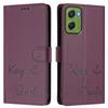 Für MOTO G06 Power Hülle Flip Etui für Motorola G06 Power Klassisches Handy Brieftasche Lederhülle MotoG06 Coque Kartenfach Rückseite