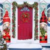 New Christmas Dwarf Doll Hanging Flag Ornaments - Holiday Door Banner Decoration