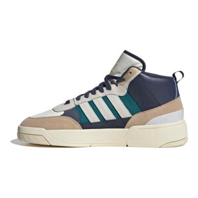 Originals Post Up Abriebfeste Mid-Top Skateboard Schuhe Unisex Beige Grüne Sneaker IG9126