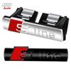 Auto Front Grille Emblem S Line Badge Car Body Decoration Sticker for hot SLine C7 Q5 B9 B7 C6 A1 Q7 Q3 A3 A4 B8 8P 8V B6 A5 A6