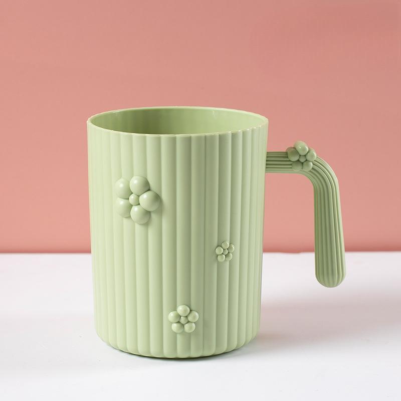 Cute and Simple Plum Blossom Mouthwash Cup Household Washbasin Cup Toothache TrayDormitory Brushing Cup