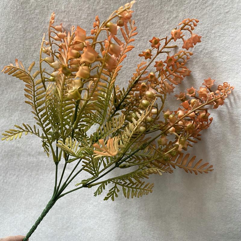 Plastic Flexible Artificial Hemiboea Bicornuta Plants Decoration Table