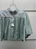 Spring/Summer Fashion: Simple Accordion Pleat Bell Sleeve Top