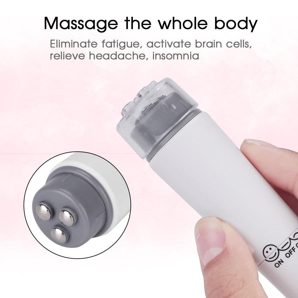 Electric mini massage pen portable 4-head massager electric eye facial care massage instrument lifting face eye vibrator