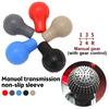 Universal Round Silicone Gear Shift Knob Cover for Manual and Automatic Cars - Non-Slip Protective Shifter Protector