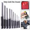 9PC Forged Steel Roll Pin Punch Set Tools Kit Roll Up Pouch Case for Gunsmithing Jewelry Watch Repair Remover Tools