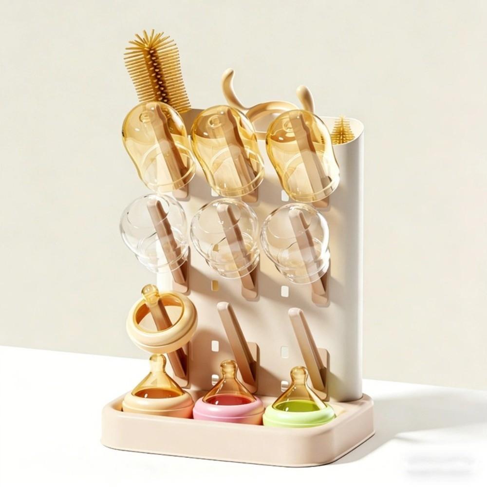 Multi Tiered Baby Bottle Drying Rack Multi-layer Storage Rack Kitchen Counter