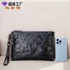 Real Cowhide Personalized Hand-grab Pattern Men's Bag Trendy First-layer Casual