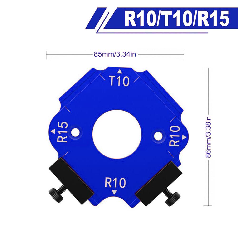 Angle Trimming Template Corner Positioning Tool Cabinetry Applications Inner R Angles Creation Outer R Angles Creation