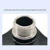 1Pc 81/85mm Gears 34/37 Auto Rear Axle Differential Flange for BMW 520 525 530 730 750 760 F02 F10 F18 2008-2017 Car Accessories