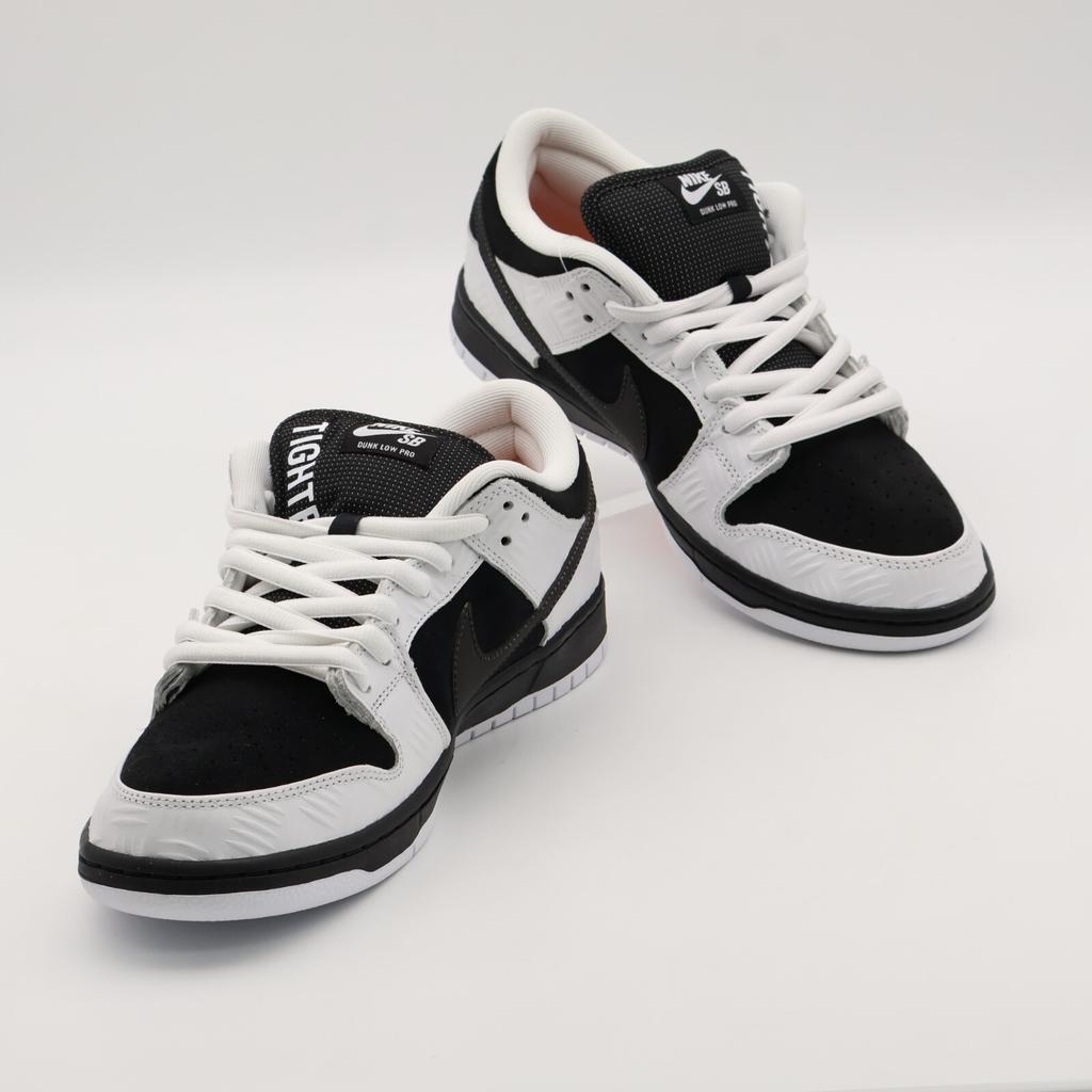 FD2629-100 TIGHTBOOTH Nike SB Dunk Low Pro QS Black White Safety Orange (Men's)