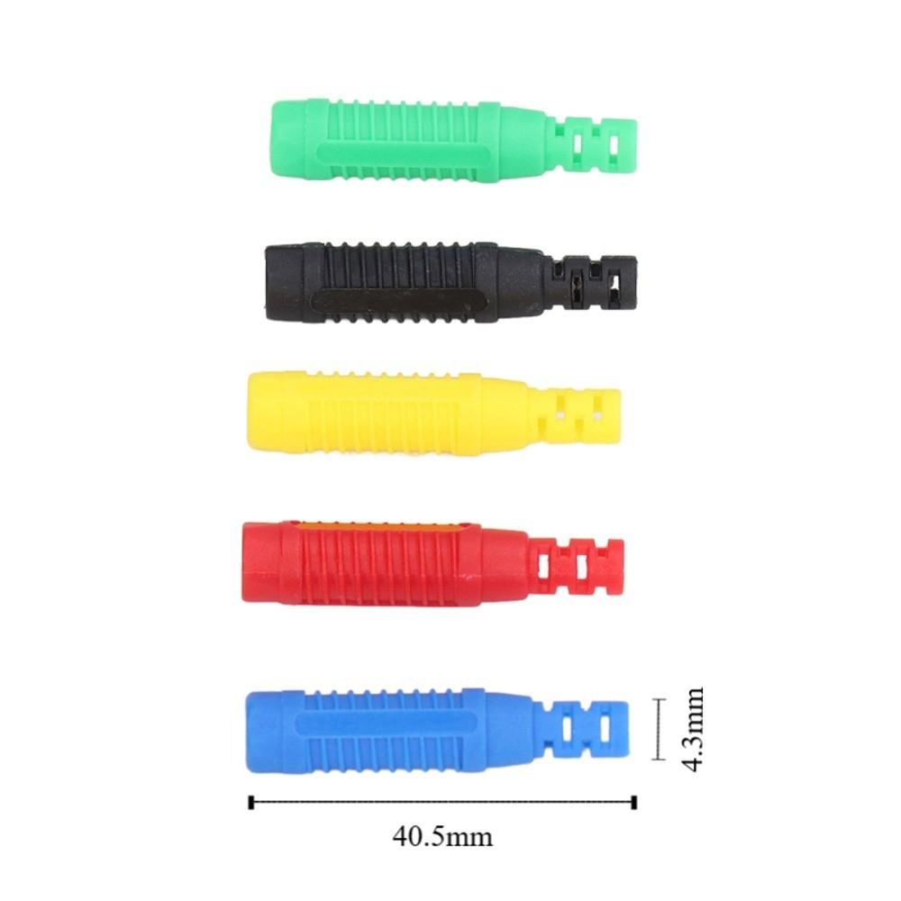 10PCS PA Insulated Banana Plug 5 Colors Copper Banana Jack Lantern Type 30Vac‑60Vdc Probe Connectors Industrial Electronics