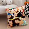 Girlgroup Retro Wg W-Wondergirls Cushion Cover Throw Pillow Cover Hidden Button Durable Polyester Chair Cushion