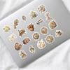 50PCS Retro Romance PVC Sticker Aesthetic Colored DIY Sticky Decoration Scrapbooking Hand Accounting Supplies
