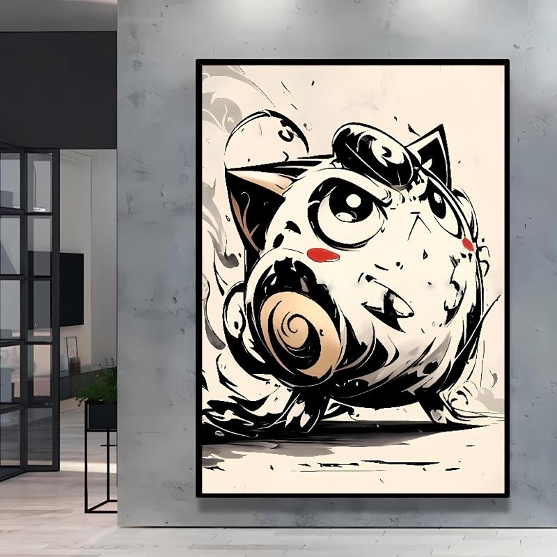 Hot Anime Poster Pokemon Squirtle Canvas Painting Hd Images High Quality Art Home Children's Bedroom Wall Decor Holiday Gifts