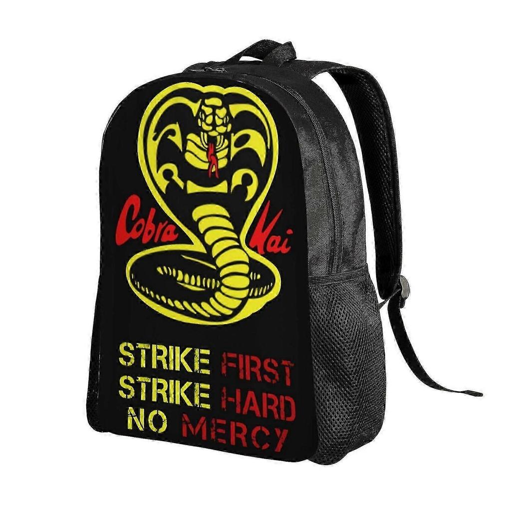 Zaini Cobra Kai Per Ragazzi Ragazze, Borse Cartoon per Laptop Zaino Leggero Resistente Zaino Scolastico Per Adolescenti Scuola Elementare Media Raccoglitore,zxl