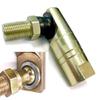 2 Stück Kugelgelenk Spurstangenkopf-Baugruppe Kompatibilität für Traktoren 0,59 Zoll/15 mm Gewindeenden Robuste Zinklegierung Konstruktion
